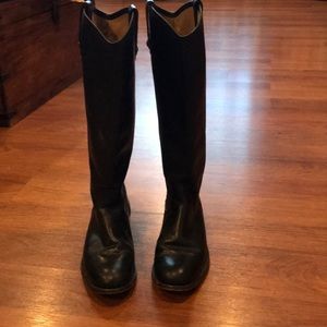 Frye Melissa button leather boots